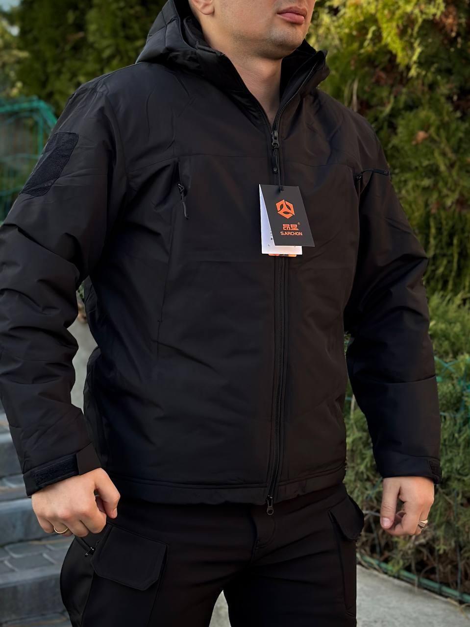 Інноваційна Зимова Куртка Archon 5.0 Black Omni-Heat + Синтепон