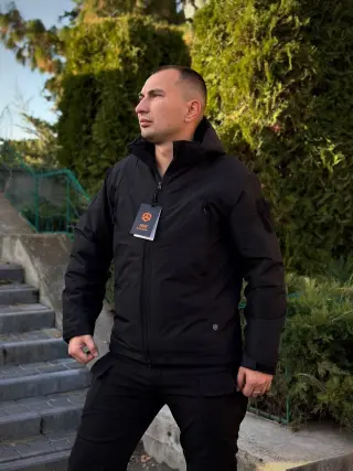 Innovative Winter Jacket Archon 5.0 Black Omni-Heat + Synthetic Insulation