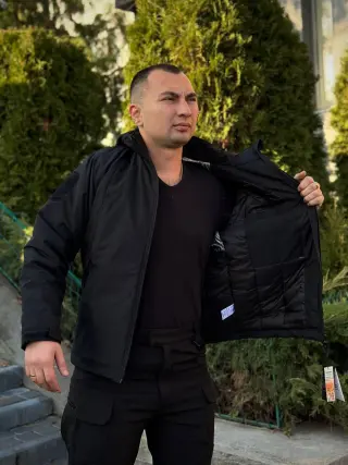 Innovative Winter Jacket Archon 5.0 Black Omni-Heat + Synthetic Insulation
