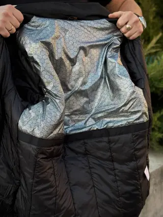 Innovative Winter Jacket Archon 5.0 Black Omni-Heat + Synthetic Insulation