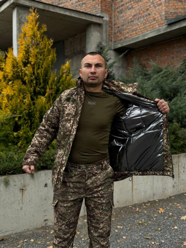 Костюм Soft Shell + Omni Heat Apex 5.0 до -35 Хижак