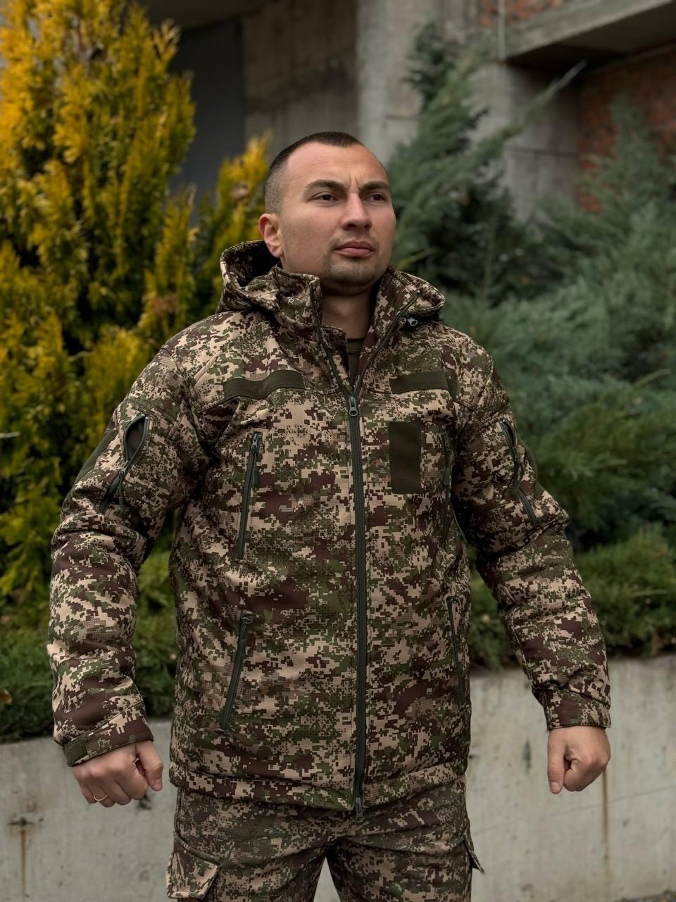 Костюм Soft Shell + Omni Heat Apex 5.0 до -35 Хижак