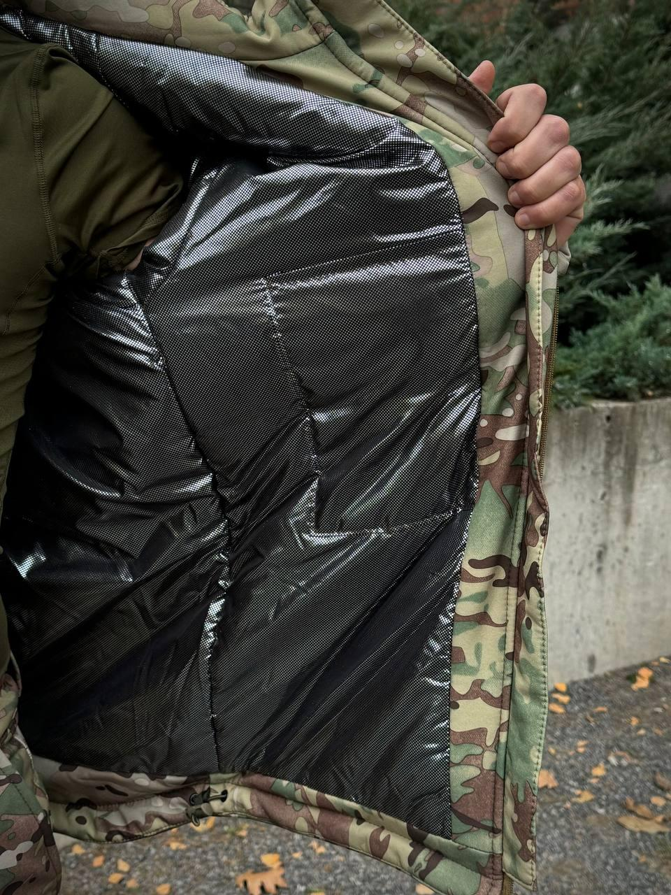 Костюм Soft Shell + Omni Heat Apex 5.0 до -35 Мультикам