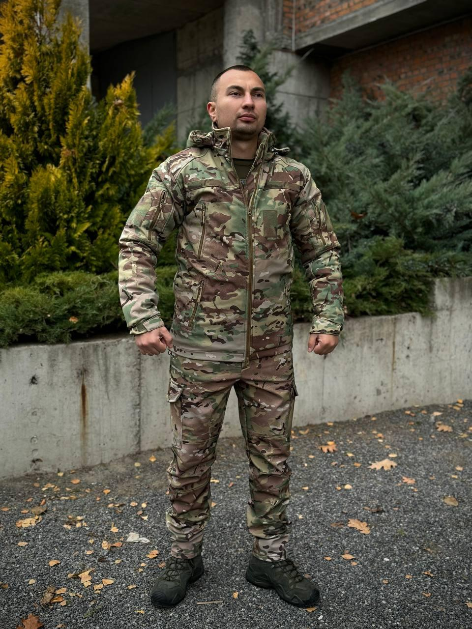 Костюм Soft Shell + Omni Heat Apex 5.0 до -35 Мультикам