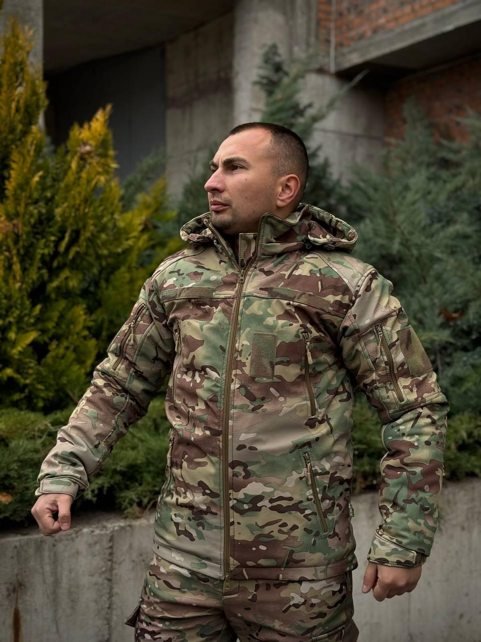 Костюм Soft Shell + Omni Heat Apex 5.0 до -35 Мультикам