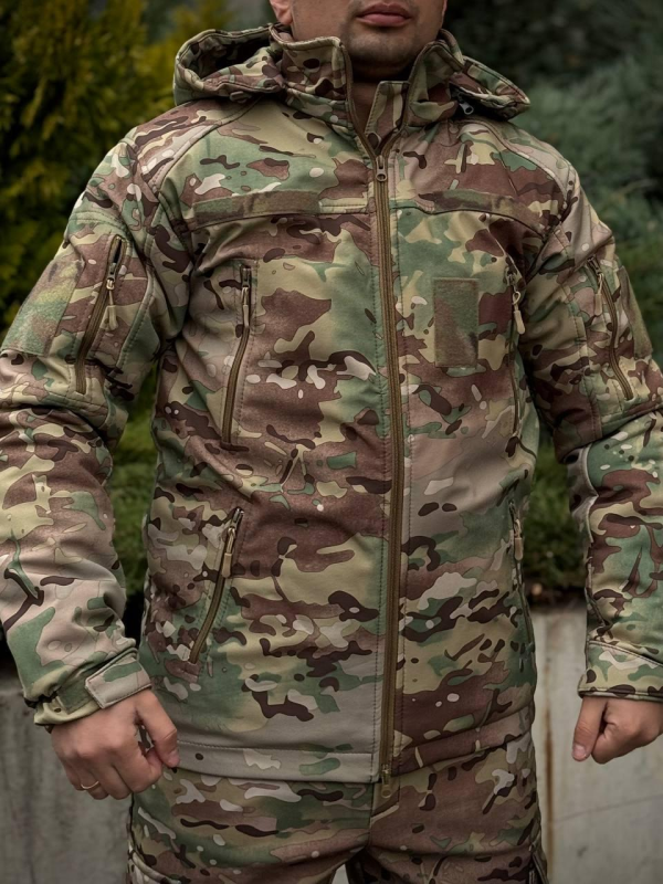 Костюм Soft Shell + Omni Heat Apex 5.0 до -35 Мультикам