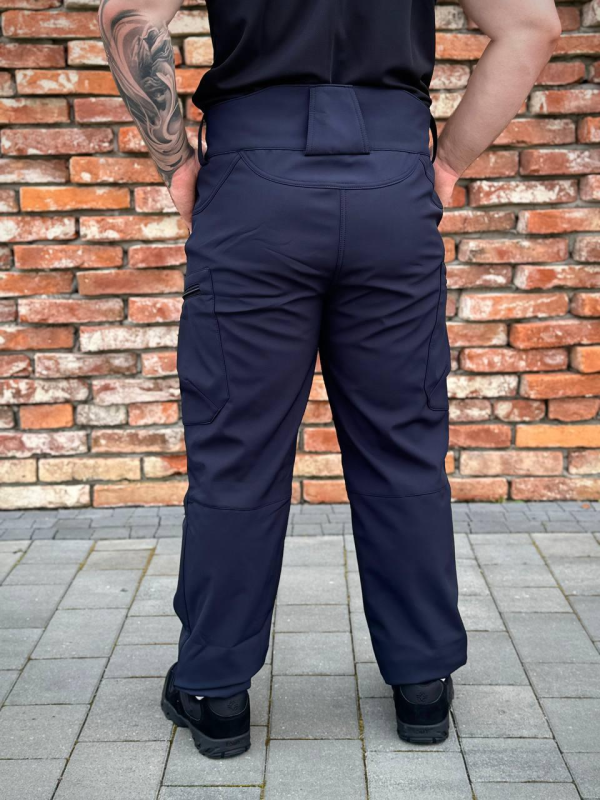 Штани Soft Shell Сині ДСНС Military +