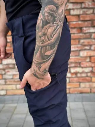 Штани Soft Shell Сині ДСНС Military +