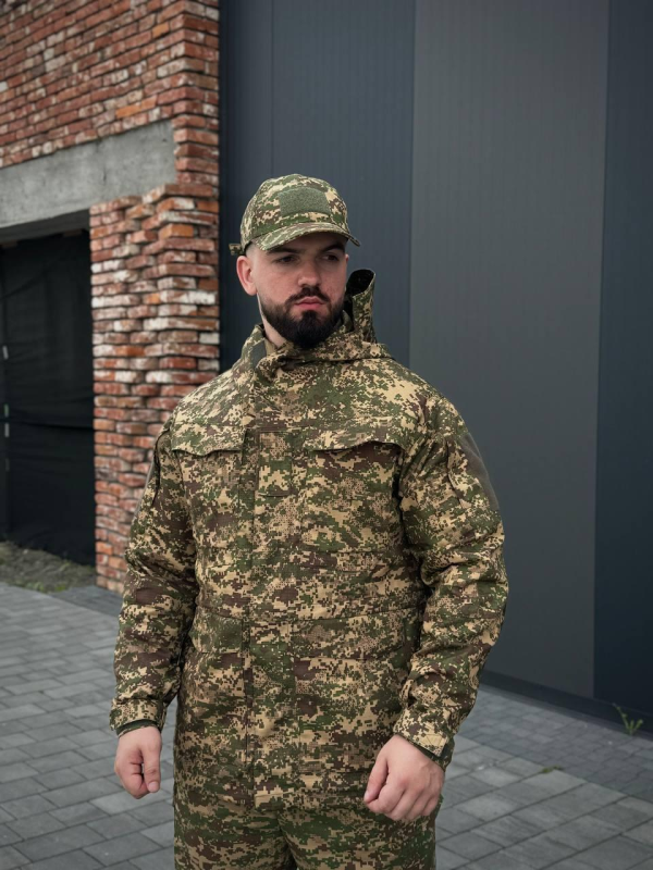 Комплект 4 в 1 Хижак Парка+Убакс+Штани+бейсболка R Military +