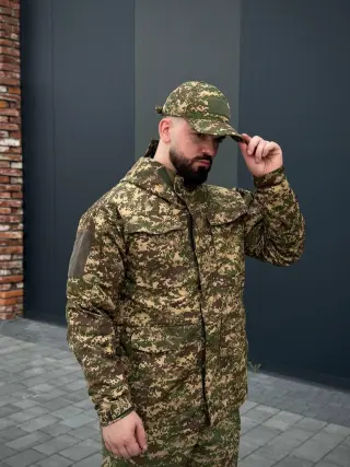 Комплект 4 в 1 Хижак Парка+Убакс+Штани+бейсболка R Military +