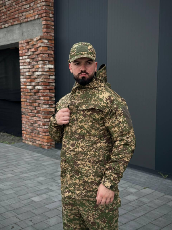 Комплект 4 в 1 Хижак Парка+Убакс+Штани+бейсболка R Military +