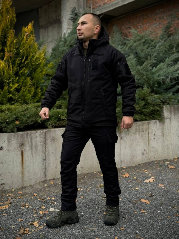 Костюм Soft Shell + Omni Heat Viking ✅5.0 🛑 Black