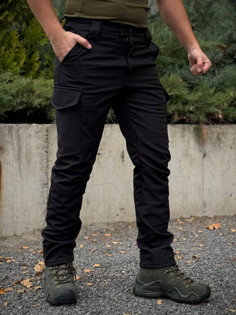 Штани Soft Shell посилені Black Viking ✅