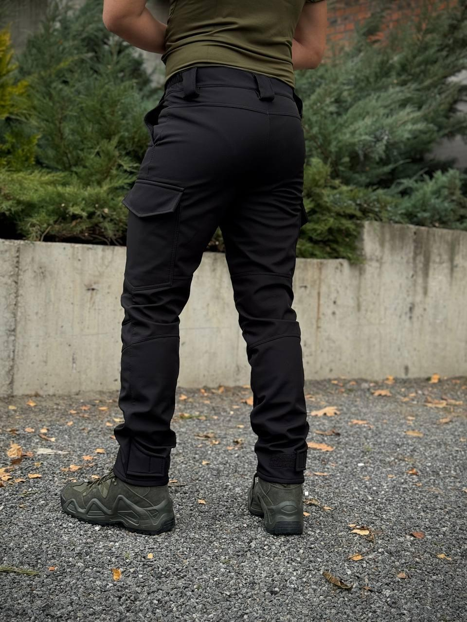 Штани Soft Shell посилені Black Viking ✅