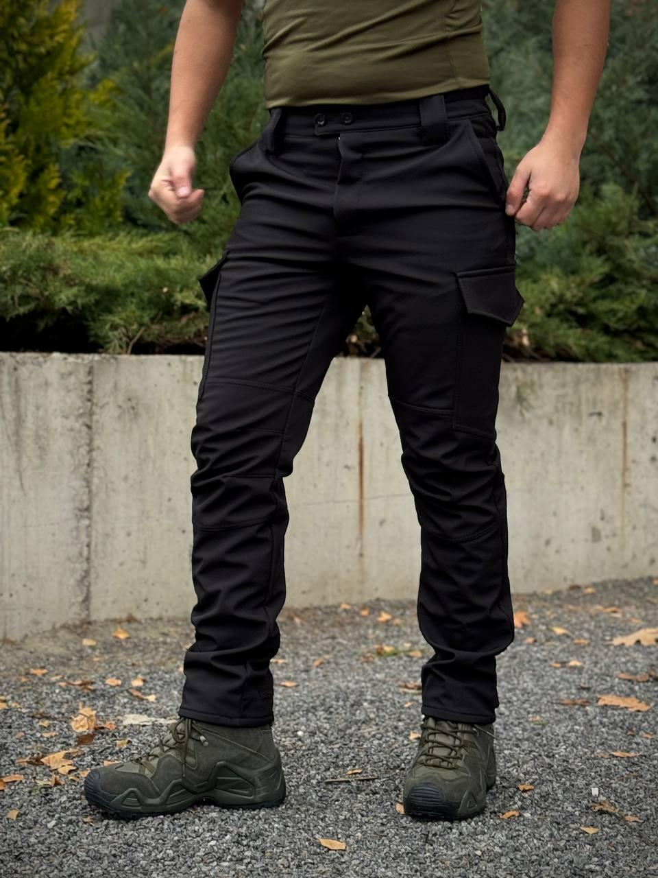 Штани Soft Shell посилені Black Viking ✅
