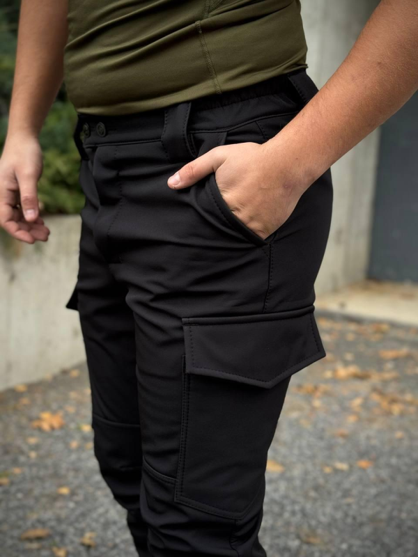 Штани Soft Shell посилені Black Viking ✅