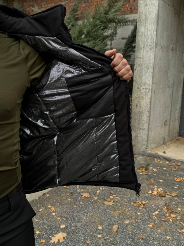 Костюм Soft Shell + Omni Heat Apex Black до -35
