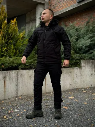 Костюм Soft Shell + Omni Heat Apex Black до -35