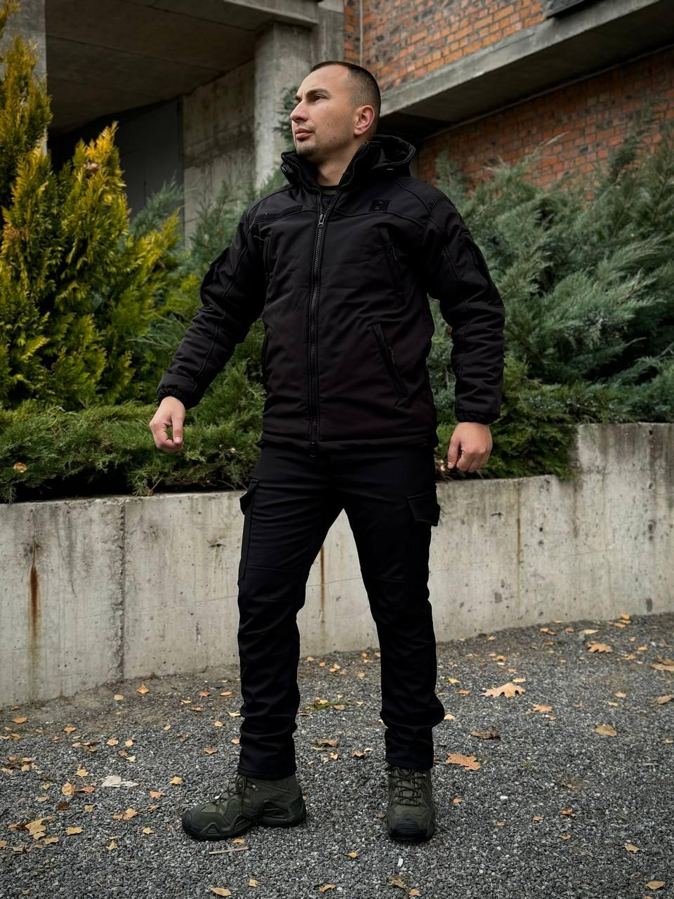 Костюм Soft Shell + Omni Heat Apex Black до -35