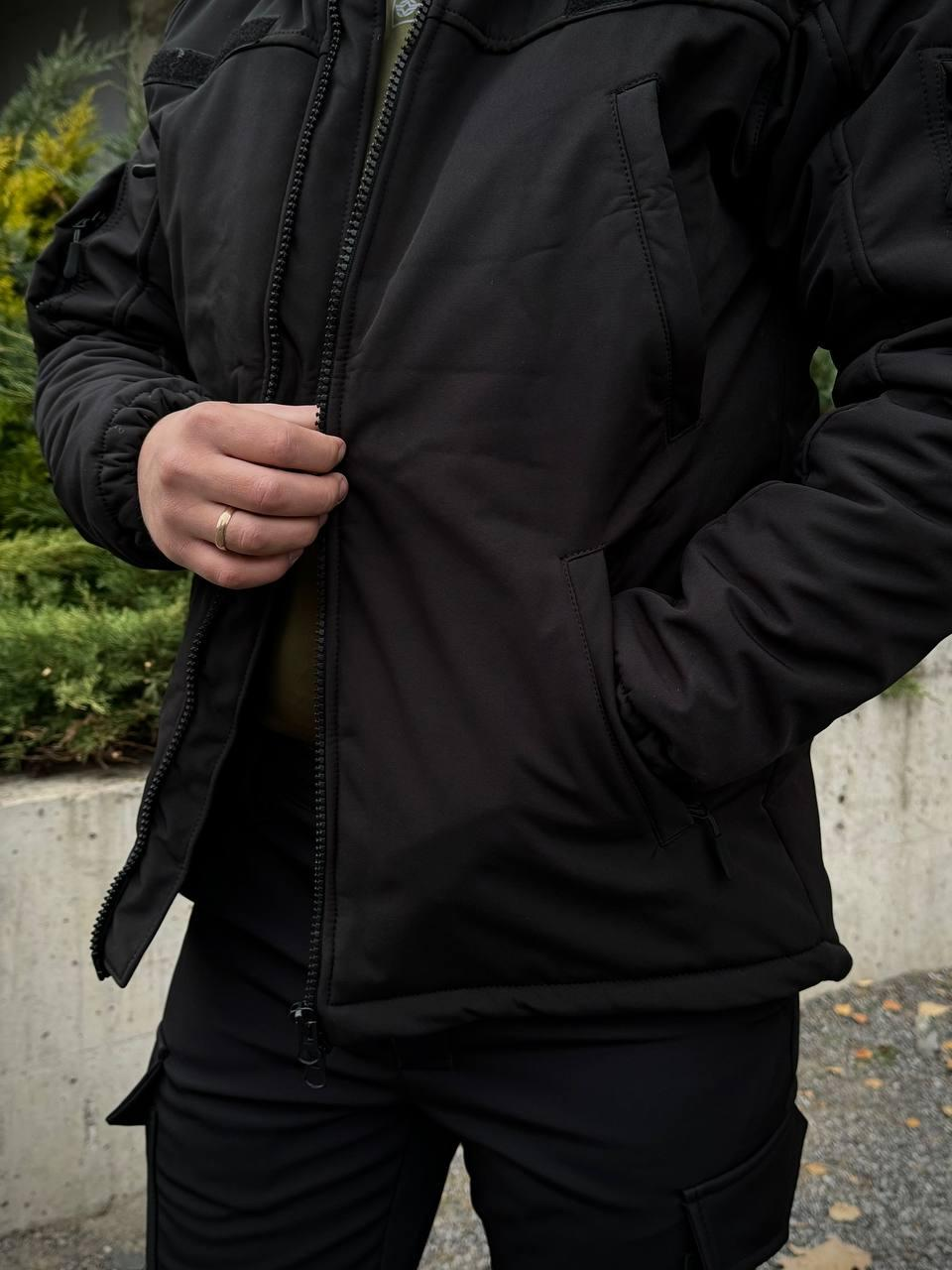 Костюм Soft Shell + Omni Heat Apex Black до -35