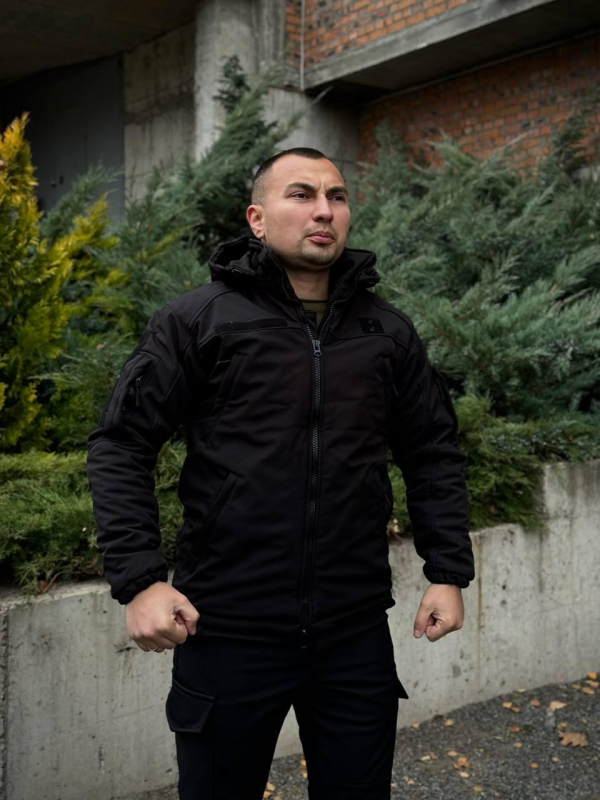 Костюм Soft Shell + Omni Heat Apex Black до -35
