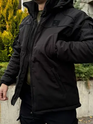 Костюм Soft Shell + Omni Heat Apex Black до -35