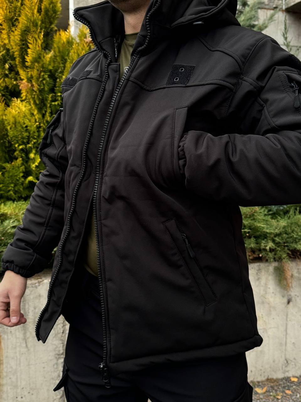 Костюм Soft Shell + Omni Heat Apex Black до -35