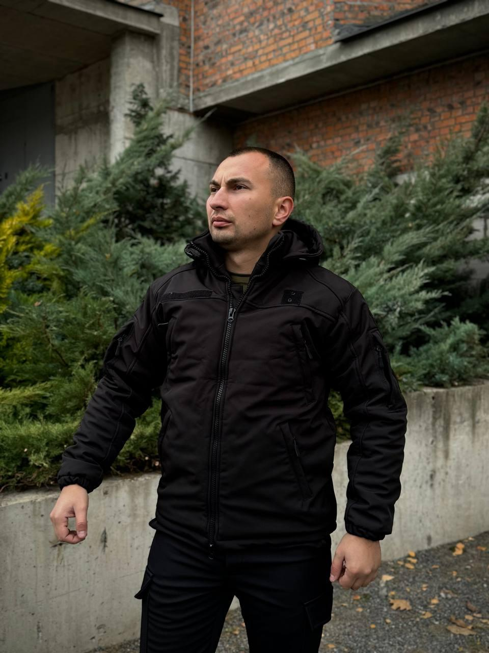 Костюм Soft Shell + Omni Heat Apex Black до -35