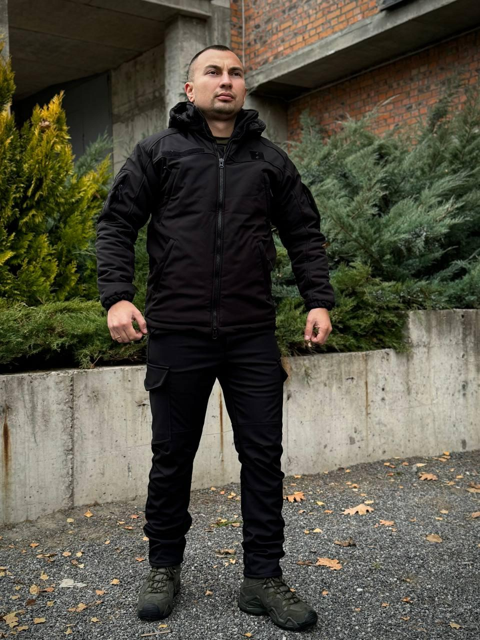 Костюм Soft Shell + Omni Heat Apex Black до -35