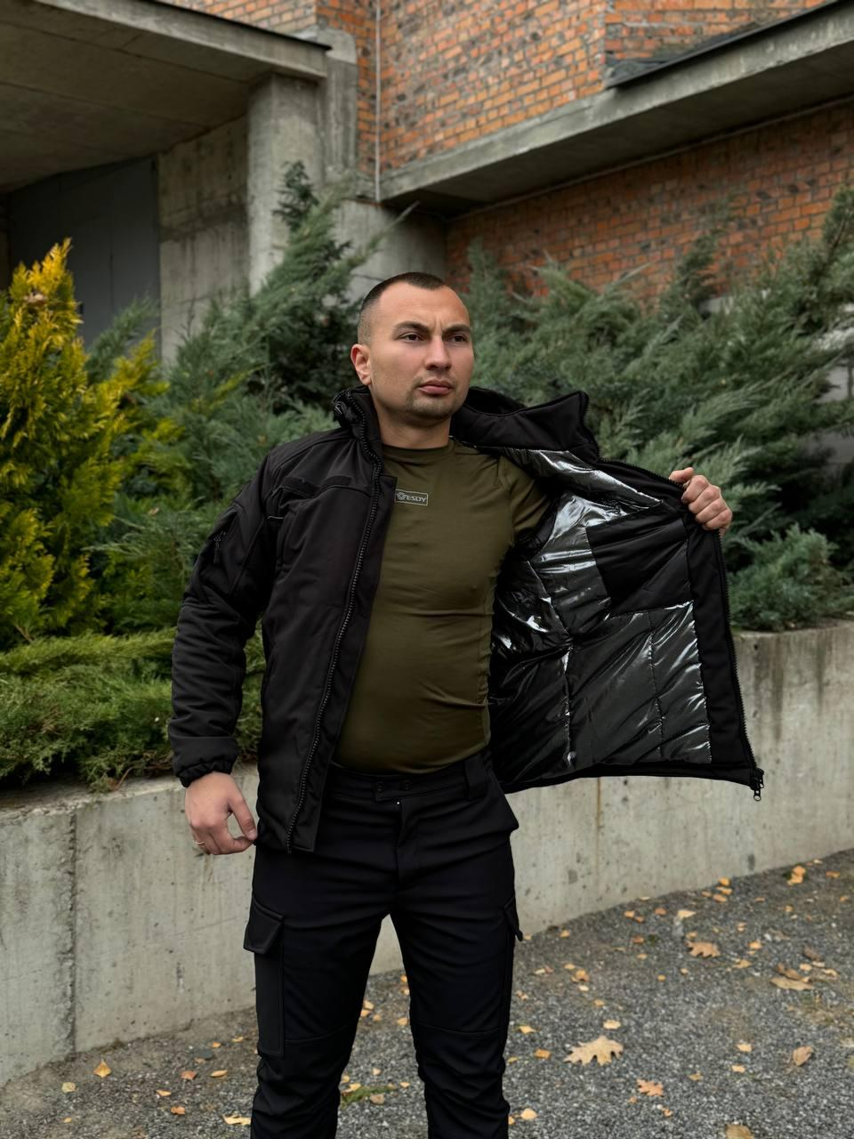 Костюм Soft Shell + Omni Heat Apex Black до -35