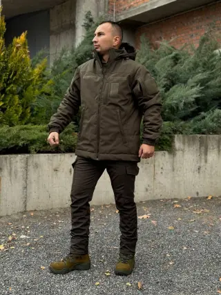 Костюм Soft Shell + Omni Heat Viking 5.0 🛑Olive