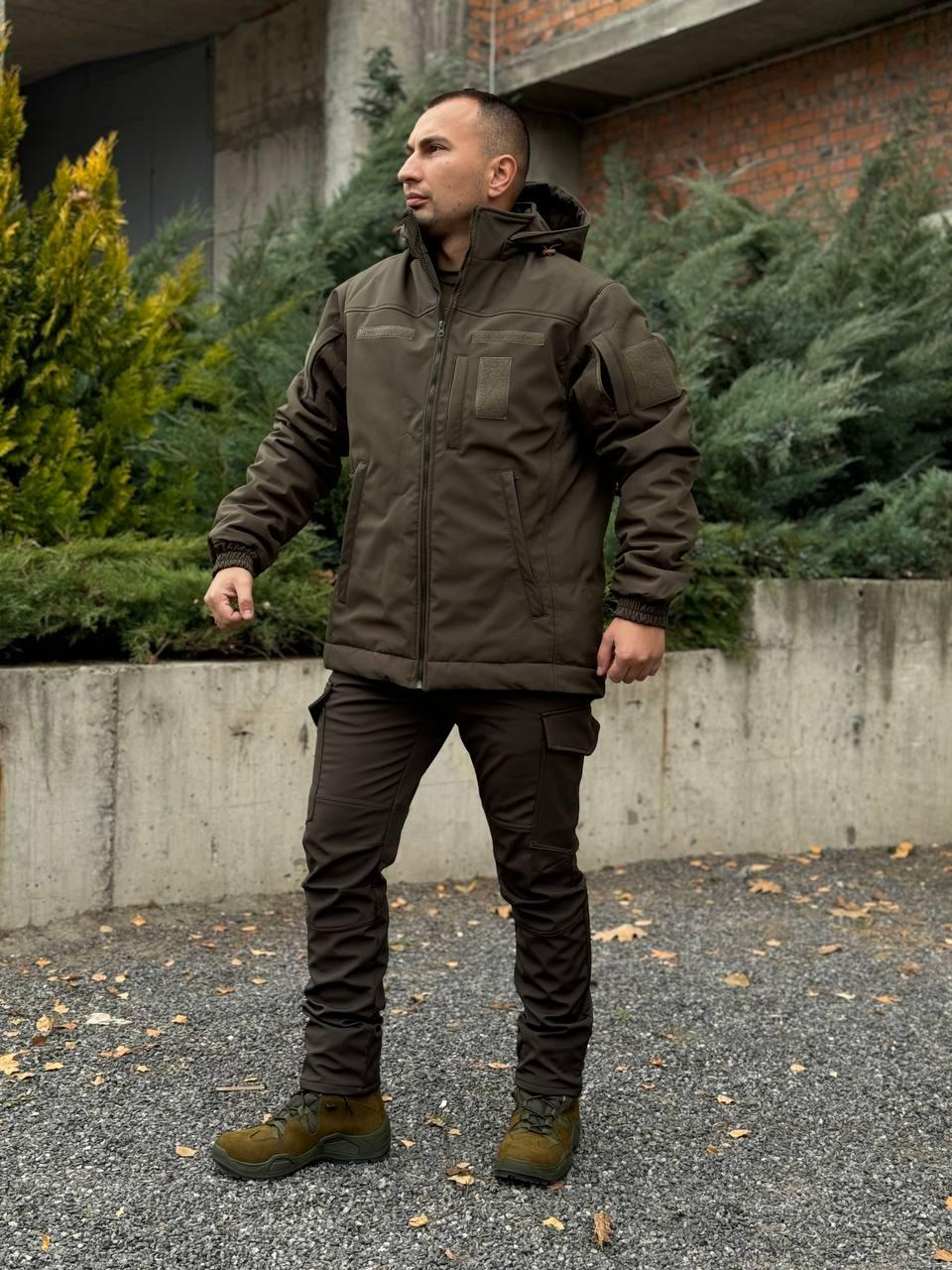 Костюм Soft Shell + Omni Heat Viking 5.0 🛑Olive