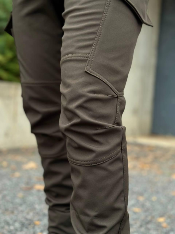 Штани Soft Shell посилені Olive Viking ✅