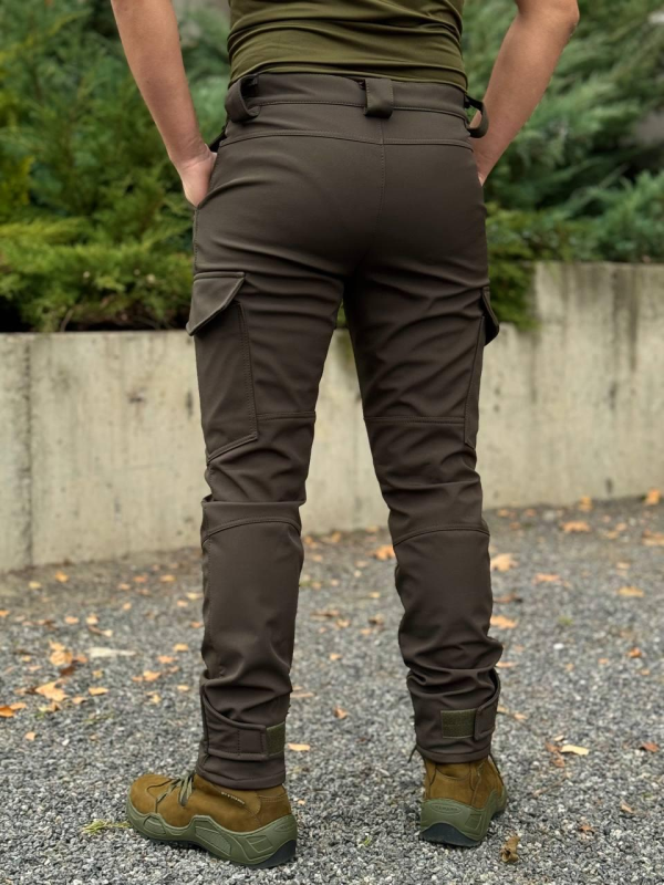 Штани Soft Shell посилені Olive Viking ✅