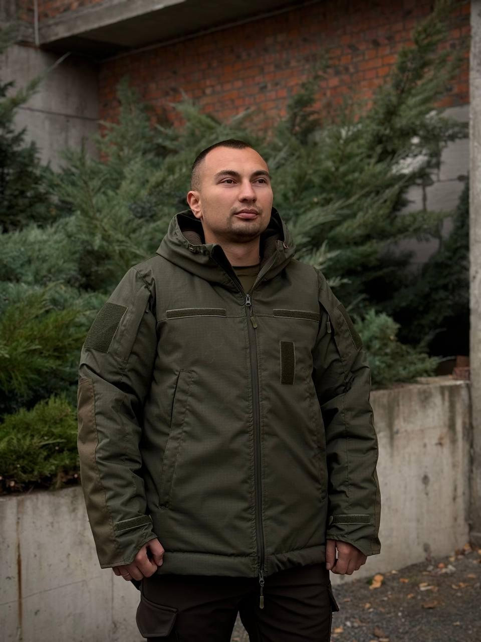 Зимова куртка Omni Heat CORDURA 1000D Посилена до -30 олива
