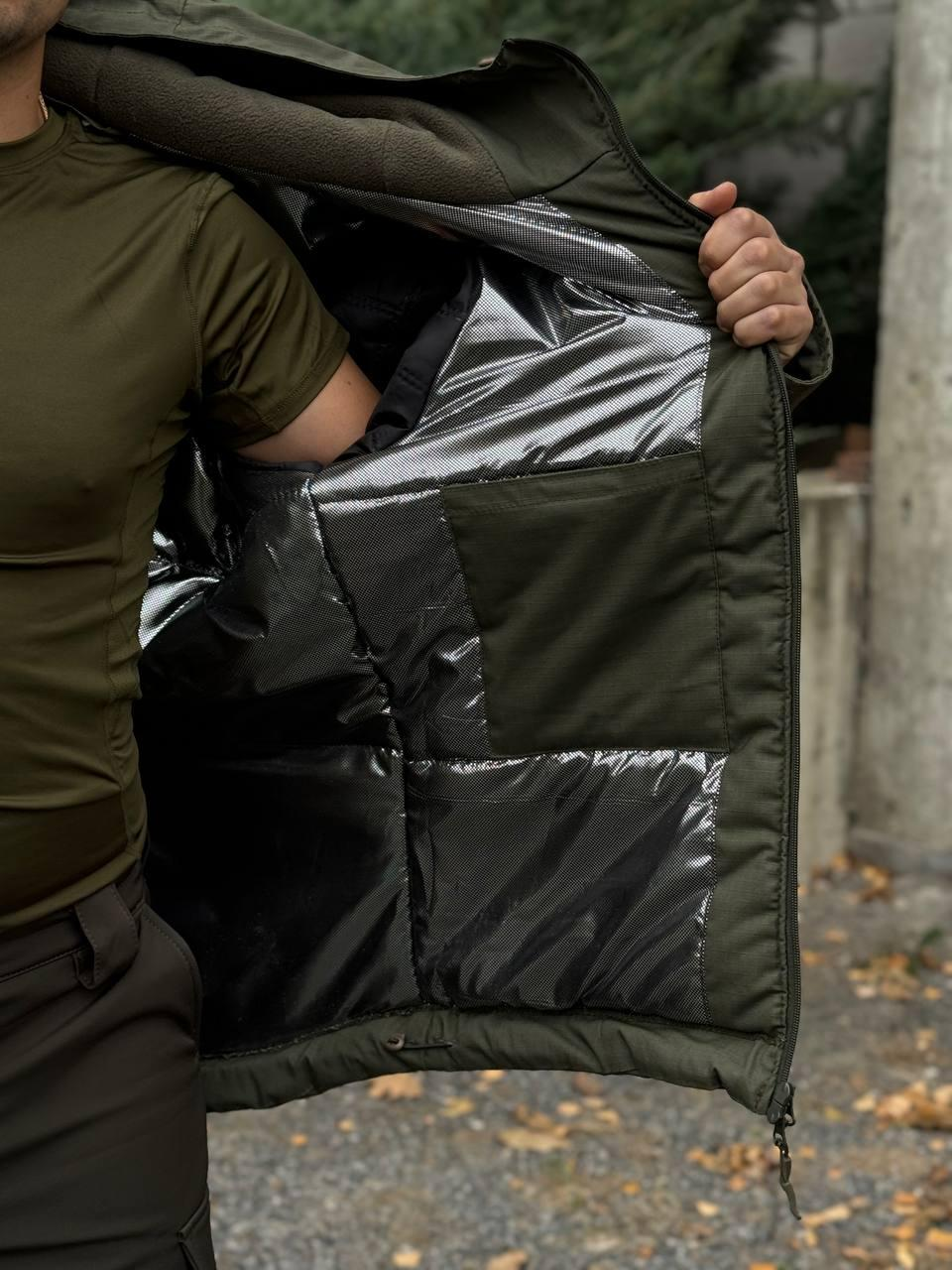 Зимова куртка Omni Heat CORDURA 1000D Посилена до -30 олива