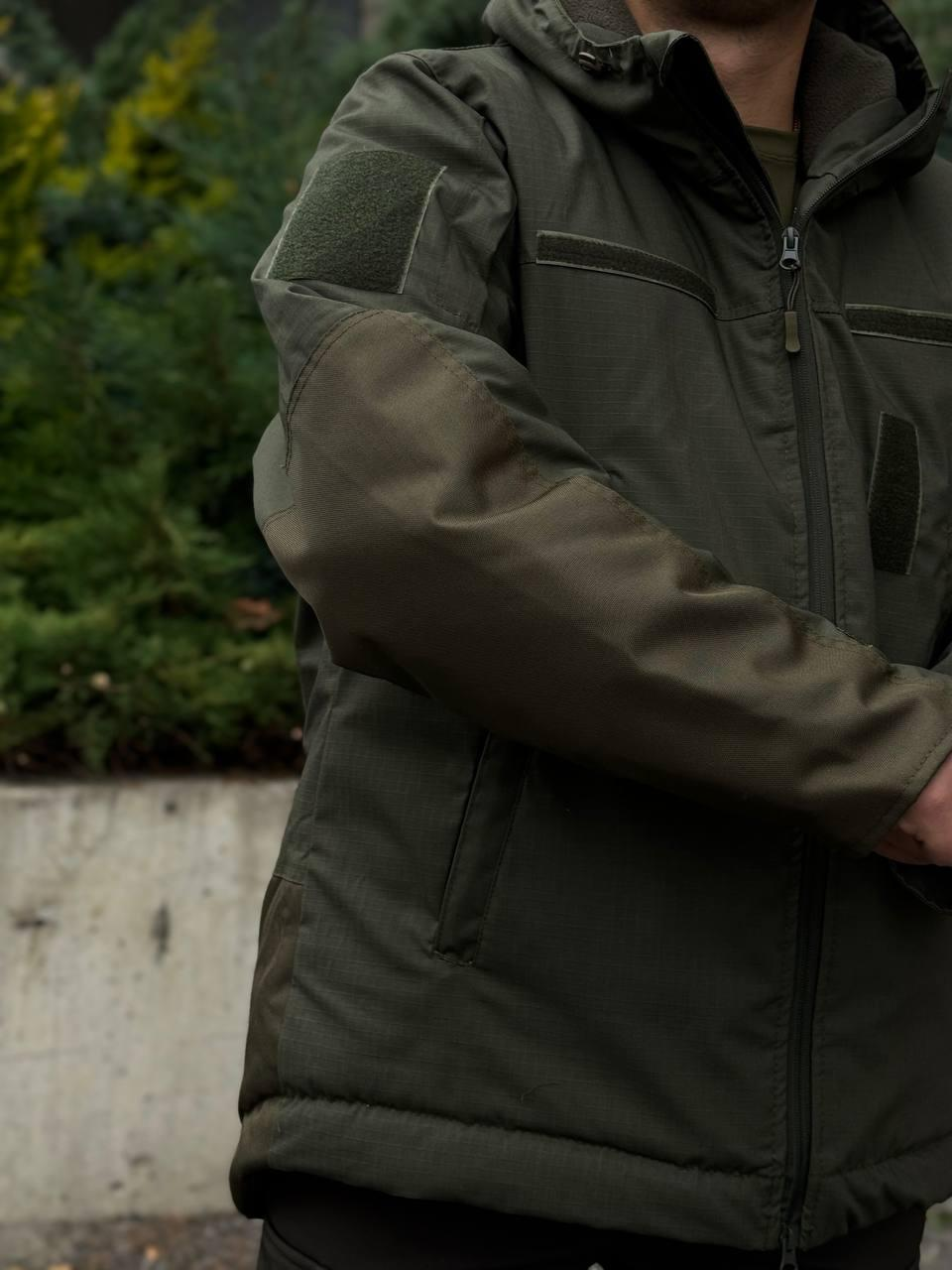 Зимова куртка Omni Heat CORDURA 1000D Посилена до -30 олива