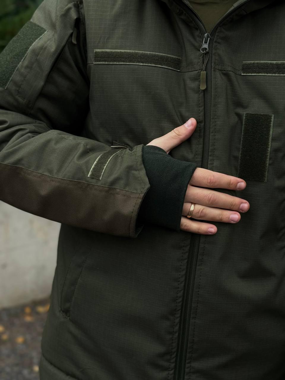 Зимова куртка Omni Heat CORDURA 1000D Посилена до -30 олива
