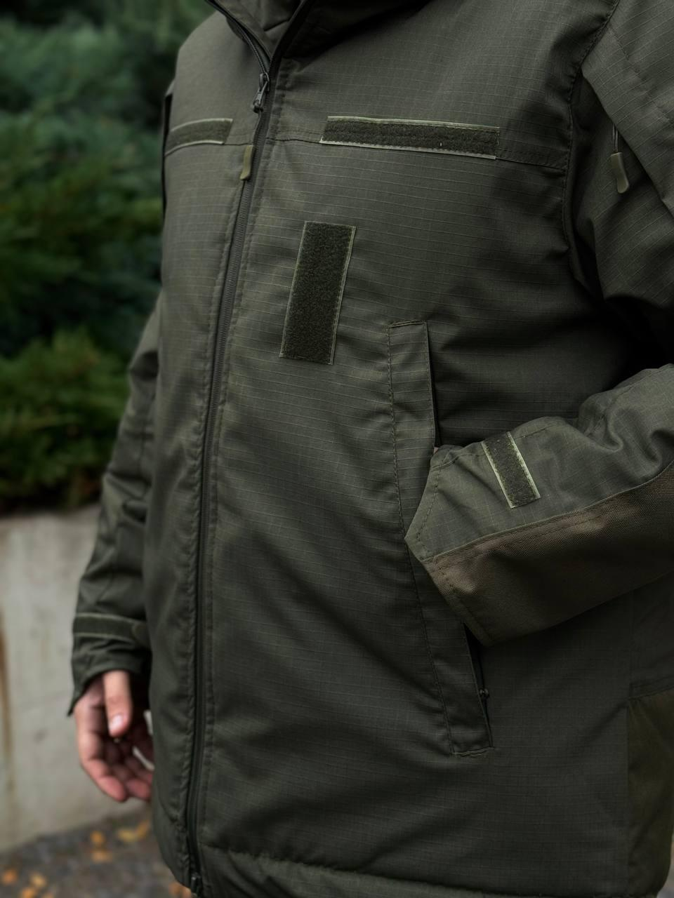 Зимова куртка Omni Heat CORDURA 1000D Посилена до -30 олива