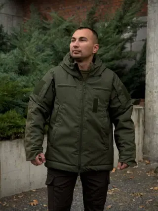 Зимова куртка Omni Heat CORDURA 1000D Посилена до -30 олива