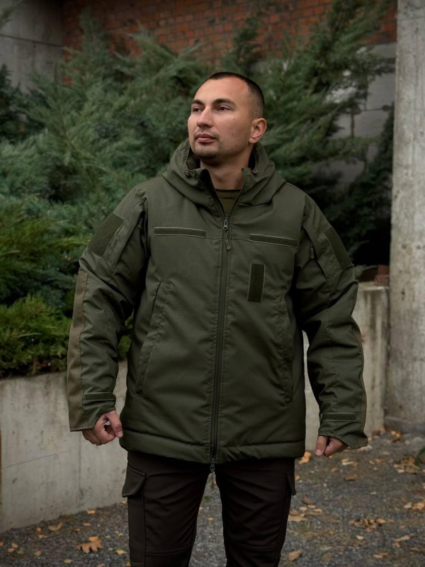 Зимова куртка Omni Heat CORDURA 1000D Посилена до -30 олива