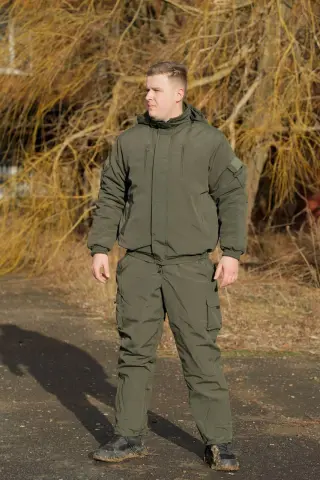 Костюм Зимовий Чоловічий BARS ЗИМА -35🔥 олива