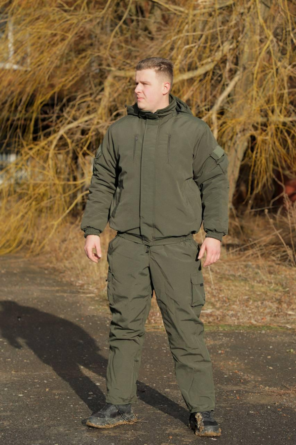 Костюм Зимовий Чоловічий BARS ЗИМА -35🔥 олива