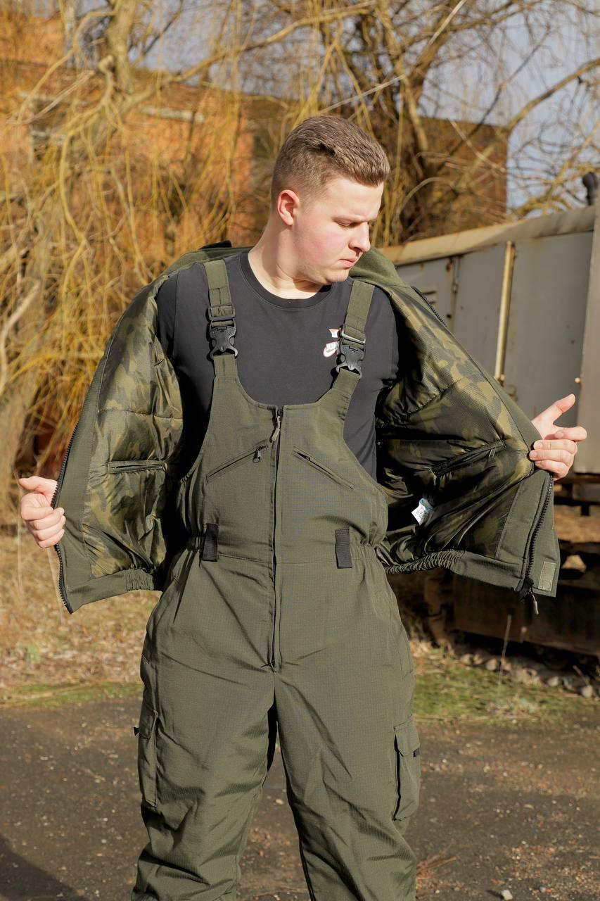 Костюм Зимовий Чоловічий BARS ЗИМА -35🔥 олива