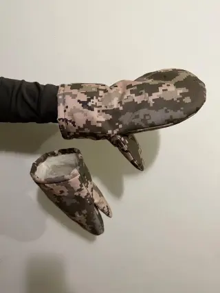 Рукавиці зимові піксель v2
