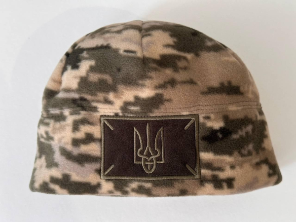 Шапка з гербом + ліпучка 1.0 піксель