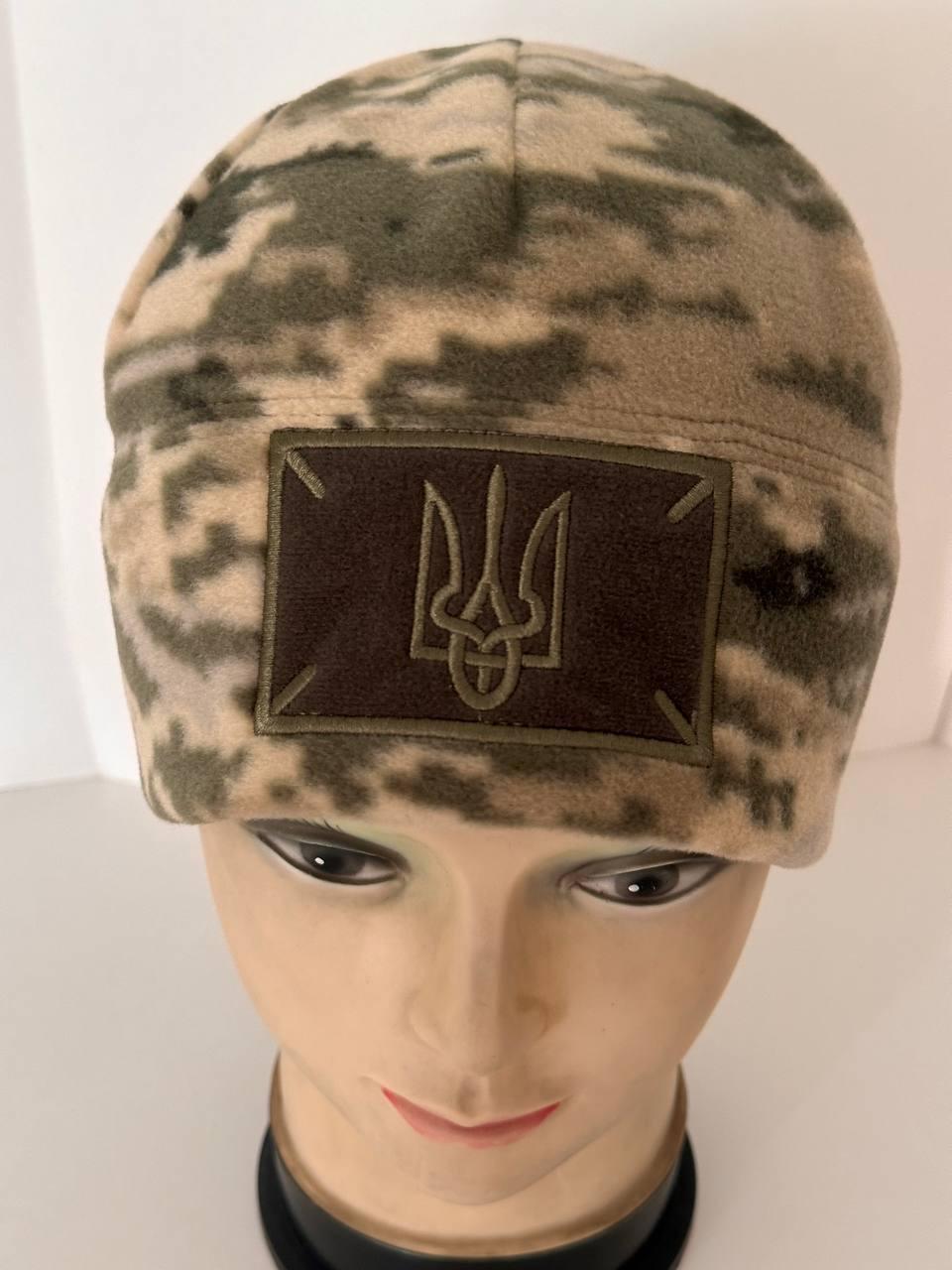 Шапка з гербом + ліпучка 1.0 піксель