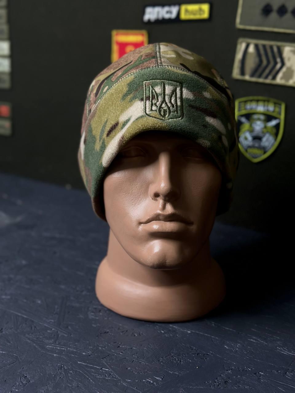 Шапка + Докерка 2в1 + Вишивка: герб мультикам