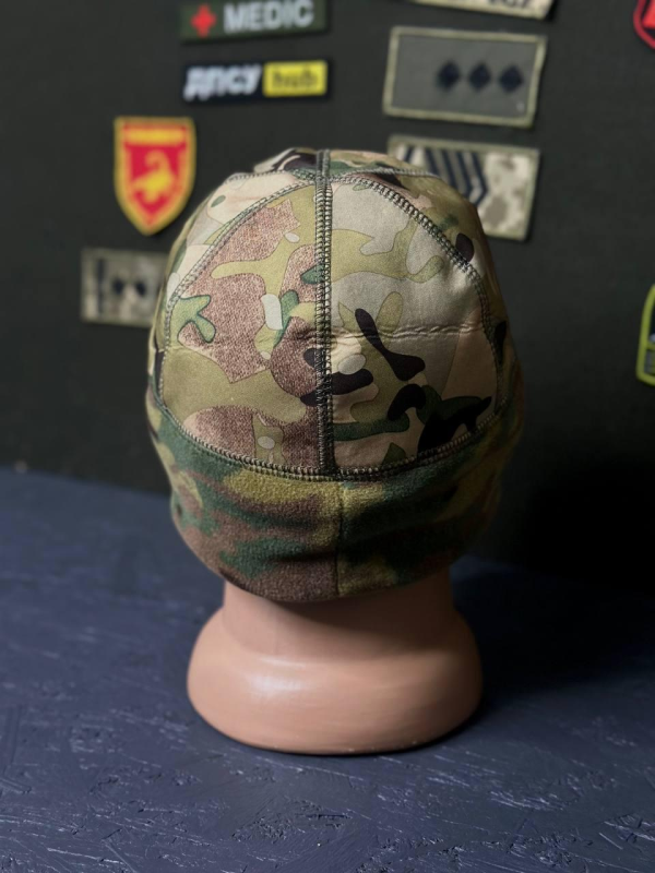 Шапка + Докерка 2в1 + Вишивка: герб мультикам