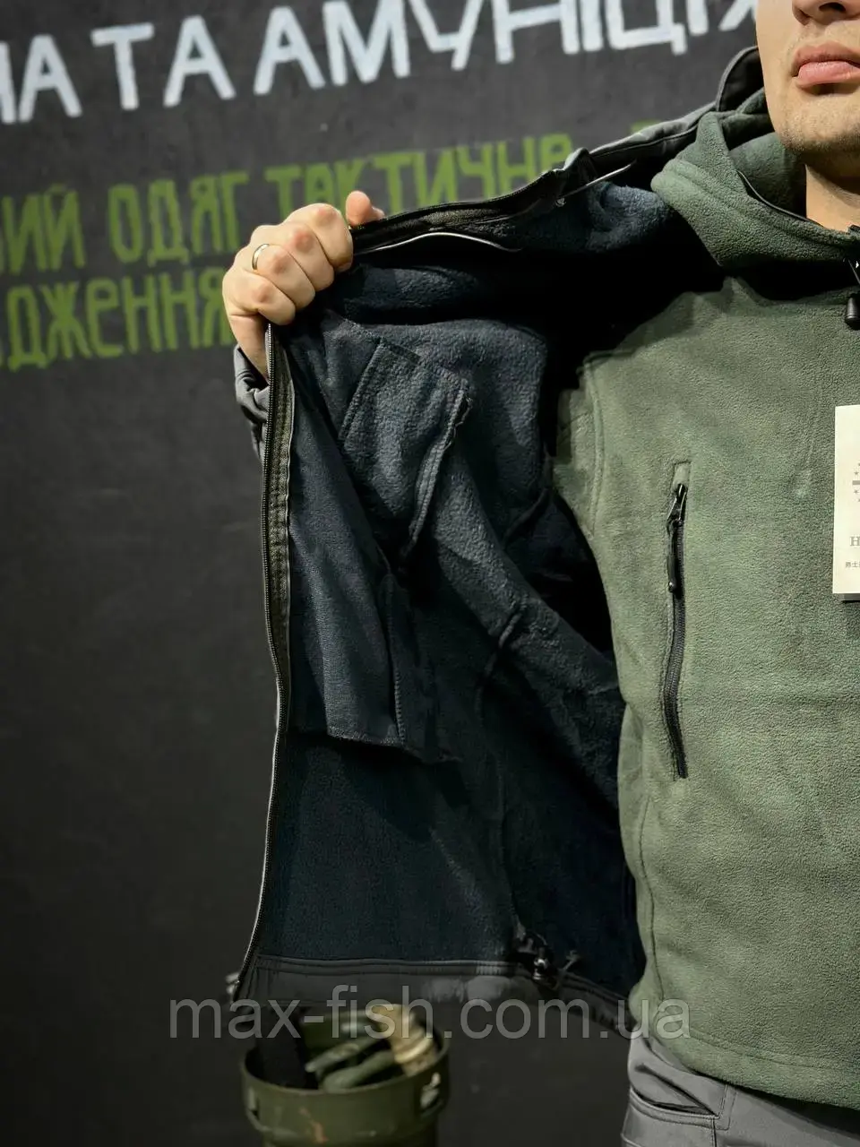 Костюм софтшел Gwild сірий Soft Shell на флісі